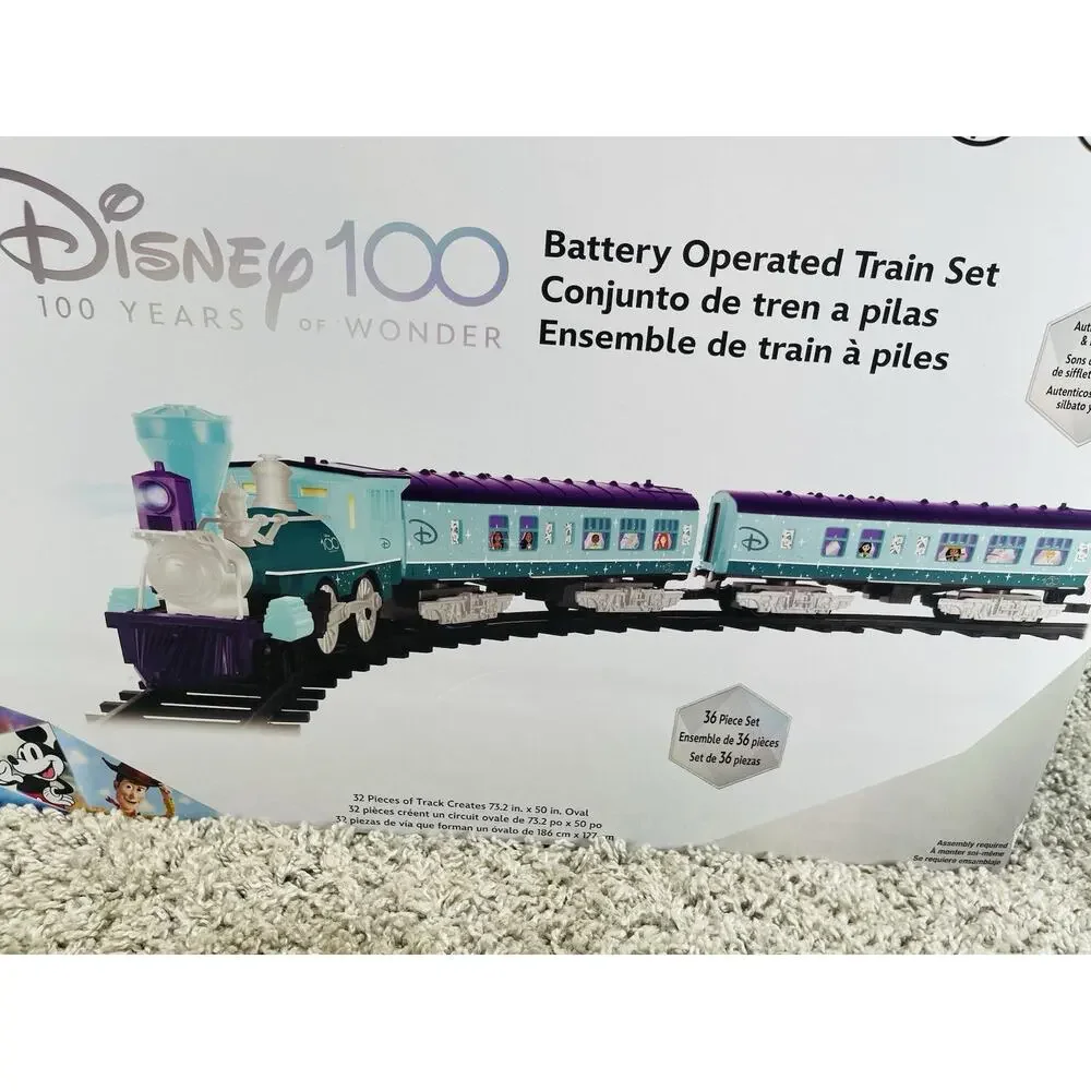 Lionel Disney 100 Years Of Wonder 712096 Battery Operated Train Set Brand New